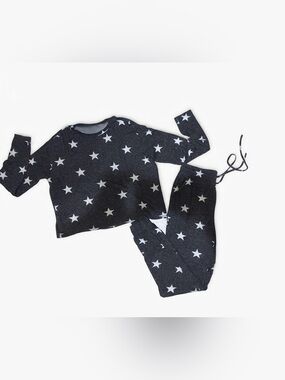Women’s Star Print Set - Gray & white